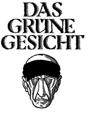 Livre Le visage vert (Das grüne Gesicht) en allemand