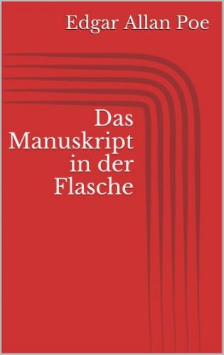 Livro A Carta Achada em uma Garrafa (Das Manuskript in der Flasche) em Alemão