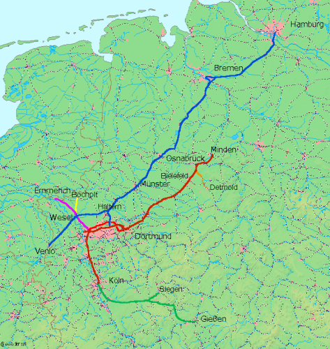 Stammstrecke der Köln-Mindener Eisenbahn-Gesellschaft