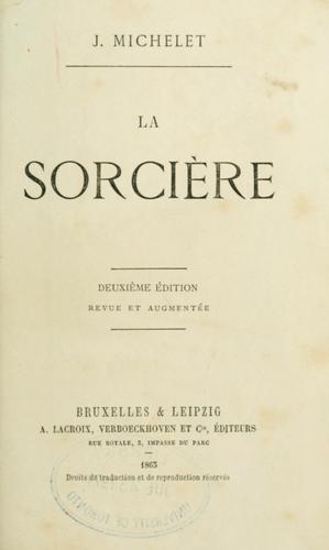 Buch Satanismus und Hexerei (La sorcière) auf Französisch