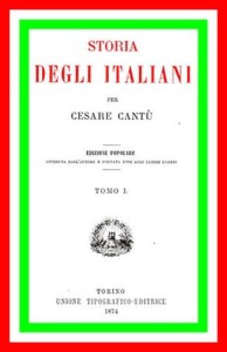 Buch Geschichte der Italiener, Band 1 (von 15) (Storia degli Italiani, vol. 1 (di 15)) auf Italienisch