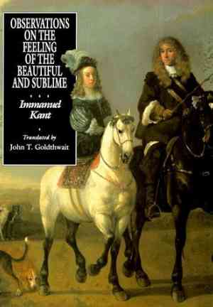 Livro Observações sobre o Sentimento do Belo e do Sublime (Beobachtungen über das Gefühl des Schönen und Erhabenen) em Alemão