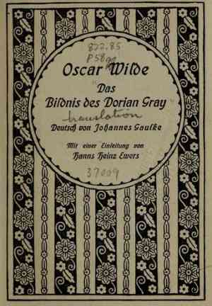 Livro O Retrato de Dorian Gray (Das Bildnis des Dorian Gray) em Alemão