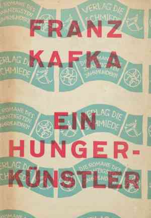 Livre Un artiste de la faim (Ein Hungerkünstler) en allemand