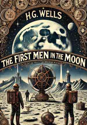 Livro Os Primeiros Homens na Lua (The First Men in the Moon) em Inglês