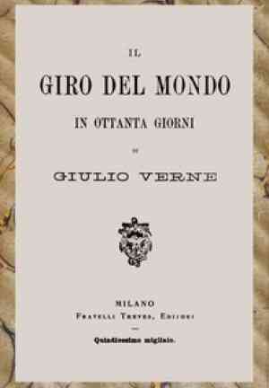 Książka Wokół świata w osiemdziesiąt dni (Il giro del mondo in ottanta giorni) na włoski