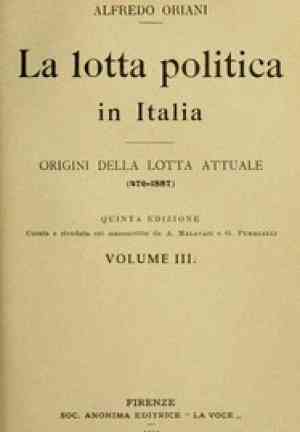 Livre La lutte politique en Italie, Tome 3 (La lotta politica in Italia, Volume 3 (of 3)) en italien