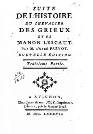 Book Manon Lescaut (Manon Lescaut) in French