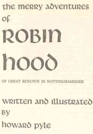 Livro As Alegres Aventuras de Robin Hood (The Merry Adventures of Robin Hood) em Inglês