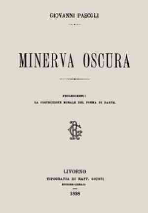 Książka Mroczna Minerva (Minerva oscura) na włoski