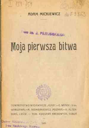 Libro Mi primera batalla: Historia de un sargento (Moja Pierwsza Bitwa: Opowiadanie Sierżanta) en Polish