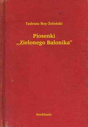 Book Songs of the Green Balloon (Piosenki "Zielonego Balonika") in Polish