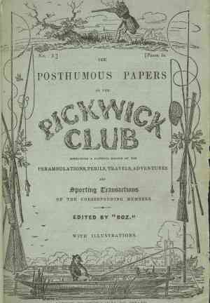 Buch Die nachgelassenen Papiere des Pickwick Clubs ( The Posthumous Papers of the Pickwick Club) auf Englisch