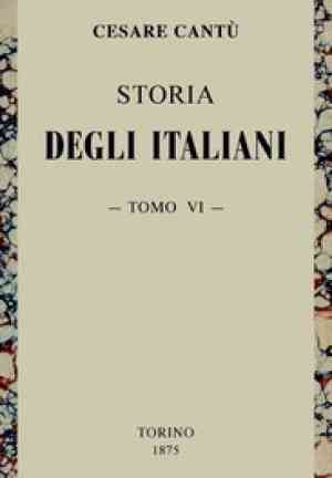 Buch Geschichte der Italiener, Band 6 (von 15) (Storia degli Italiani, vol. 06 (di 15)) auf Italienisch