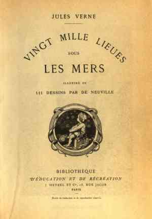 Книга Двадцать тысяч лье под водой (Vingt mille lieues sous les mers) на французском