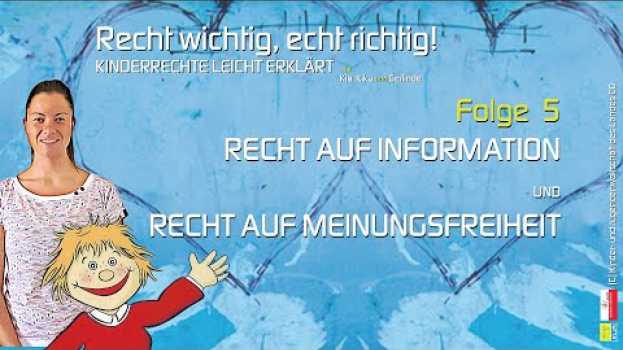 Видео Recht wichtig - echt richtig! Folge 5: Recht auf Information und Meinungsfreiheit на русском