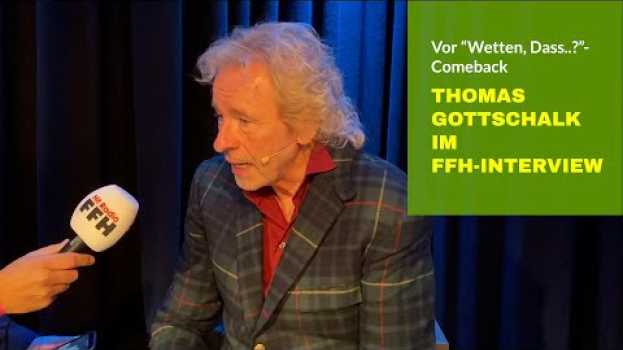 Video "Wetten, Dass..?": Thomas Gottschalk im Interview em Portuguese