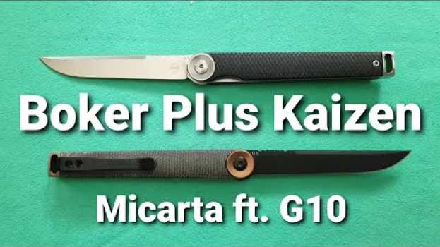 Video Boker Plus Kaizen Micarta : Submersed tab that scrapes skin en Español