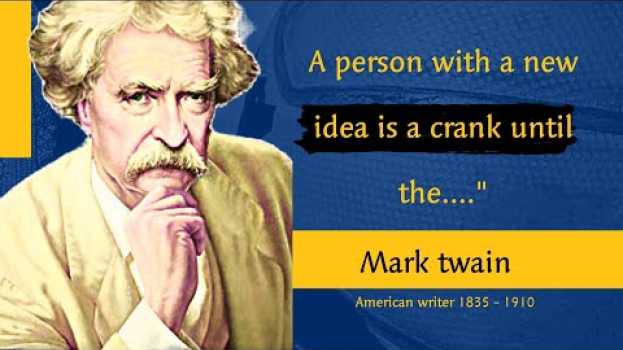 Video Life-changing quotes from MARK TWAIN that are worth listening to na Polish