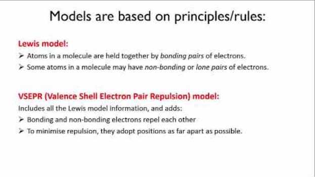 Video Models are based on principles | Intermolecular forces | meriSTEM auf Deutsch