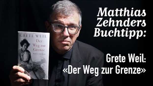 Video Mein 132. Buchtipp: «Der Weg zur Grenze» von Grete Weil auf Deutsch