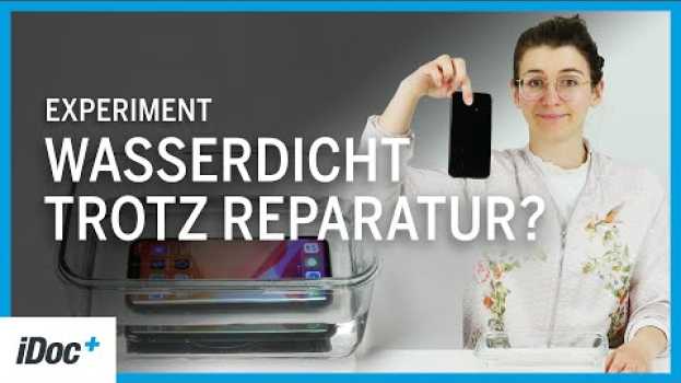 Video Handy repariert: Ist es dann noch wasserdicht? // Das Wasserschutz-Experiment! em Portuguese