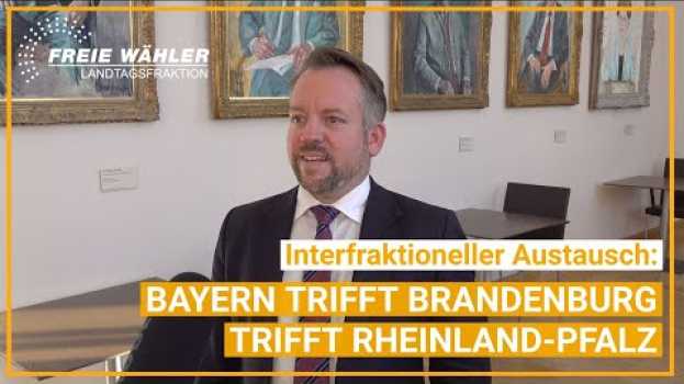 Video Interfraktionelles Treffen: Bayern trifft Brandenburg trifft Rheinland-Pfalz mit Stephan Wefelscheid na Polish