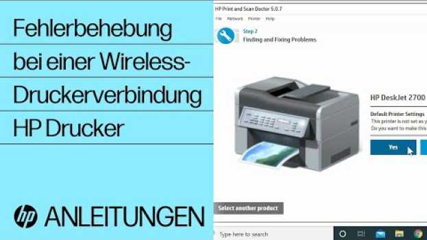 Видео Fehlerbehebung bei einer Wireless-Druckerverbindung| HP Drucker | HP Support на русском