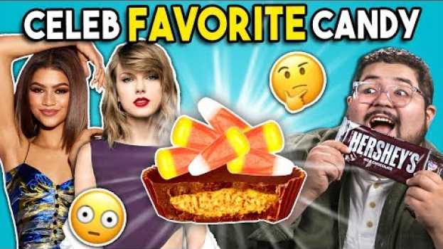 Video Trying Celebrity Favorite Candy | People vs. Food auf Deutsch