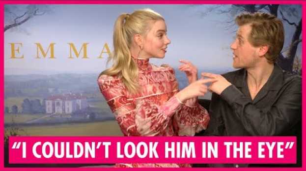 Video Anya Taylor-Joy and Johnny Flynn - Emma. Interview en français