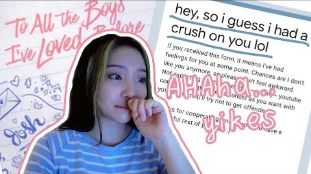 Video i sent a quiz to every boy i've had a crush on... en français