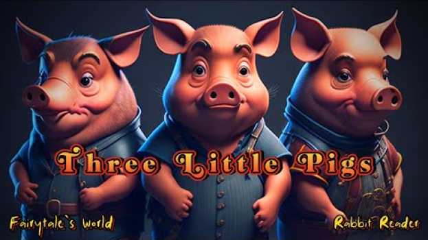 Video The Three Little Pigs | Fairy Tale | Rabbit Reader auf Deutsch