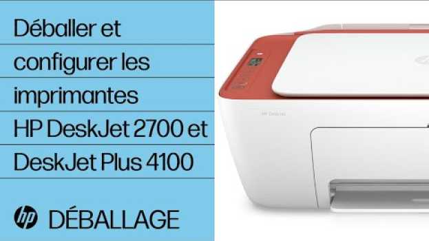 Video Déballer et configurer les imprimantes HP DeskJet 2700 et DeskJet Plus 4100 | @HPSupport em Portuguese