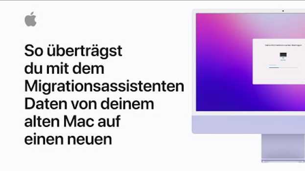 Video So überträgst du mit dem Migrationsassistenten Daten von deinem alten Mac auf einen neuen in English