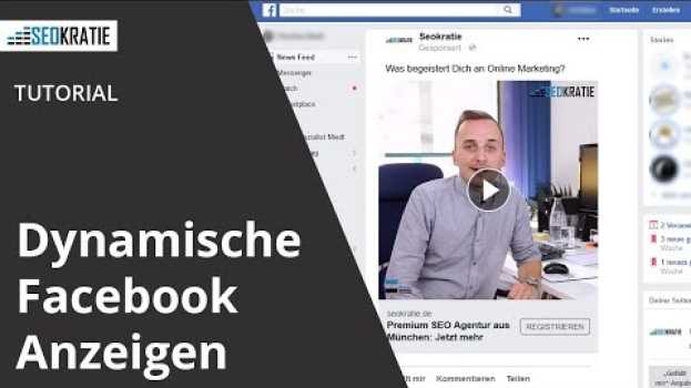 Видео Dynamische Werbeanzeigen auf Facebook: So funktioniert's | Seokratie на русском