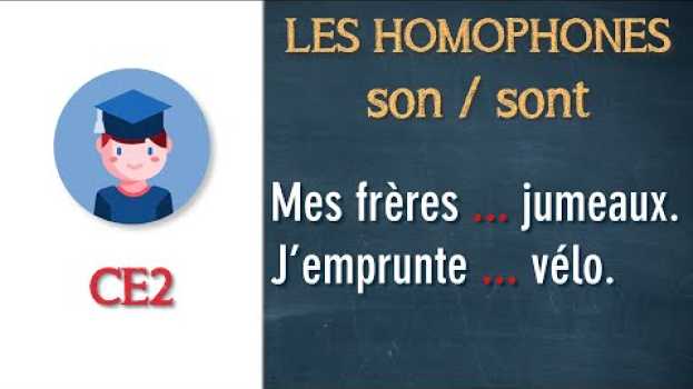 Video Les homophones grammaticaux son / sont en français - CE2 - Petits Savants auf Deutsch