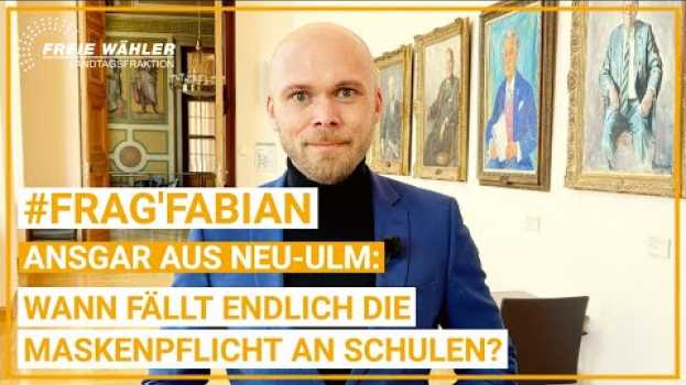 Video #FRAGFABIAN zum Wegfall der Maskenpflicht an Schulen en français