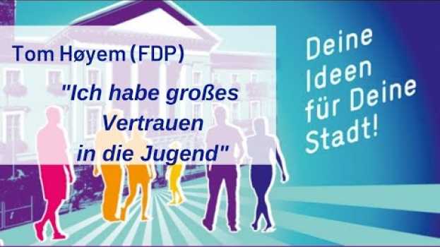 Video Tom Hoyem (FDP) über das Vertrauen in die Jugend, #fridaysforfuture und sein Patenthema Mülltrennung na Polish